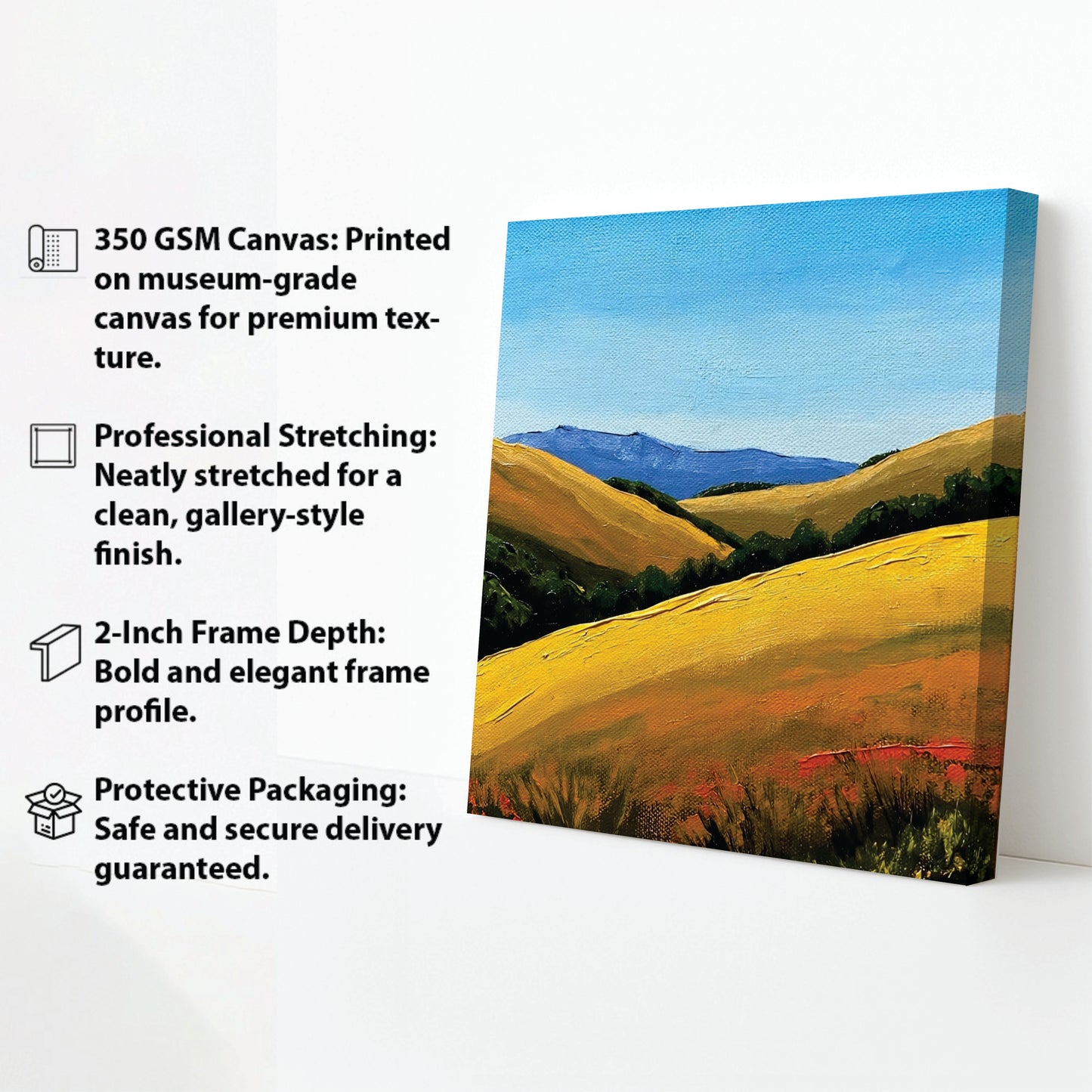 Scenic Nature Views – Refresh Your Walls with Calmness Canvas Wall Art Stretched Frame Painting