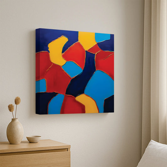 Modern Abstract Canvas – A Splash of Creativity Canvas Wall Art Stretched Frame Painting