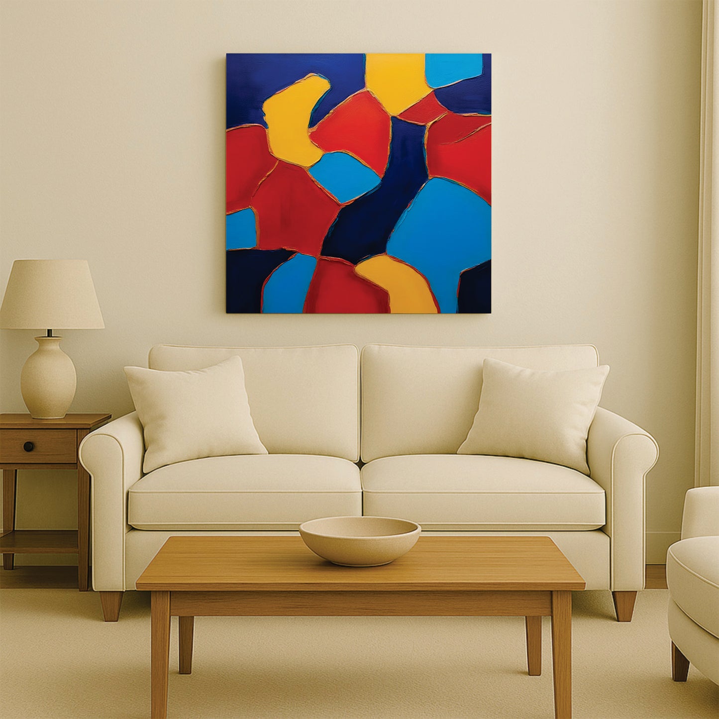 Modern Abstract Canvas – A Splash of Creativity Canvas Wall Art Stretched Frame Painting