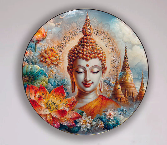 Buddha Crystal Wall Art Painting