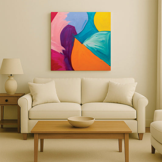 Stylish Abstract Artwork Canvas Wall Art Stretched Frame Painting