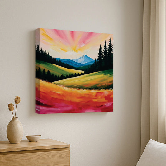 Abstract Flow – Add Energy & Depth to Your Wall Stretched Frame Painting