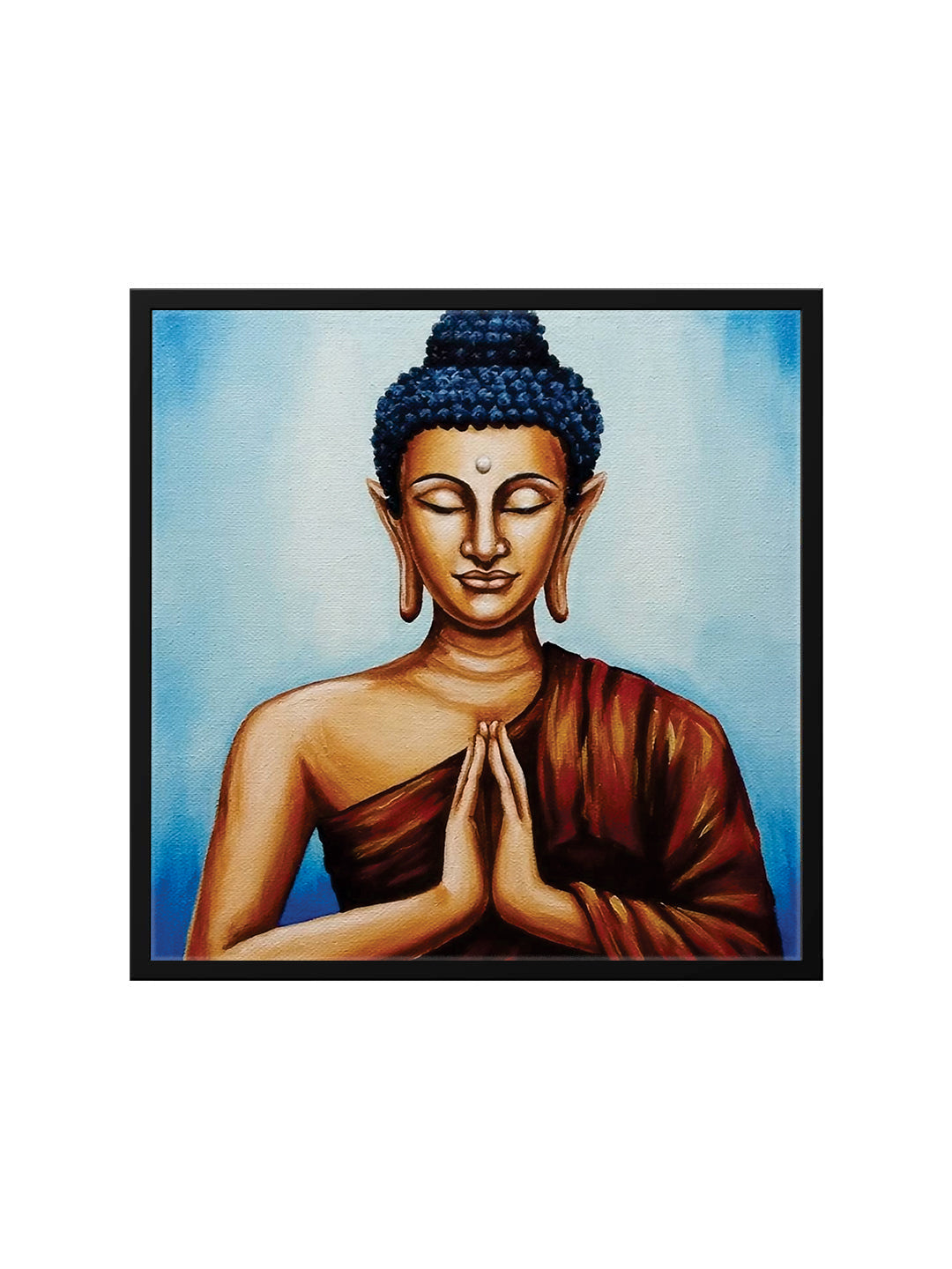 Inner Flame, Infinite Calm Canvas Wall Art Black Frame Painting