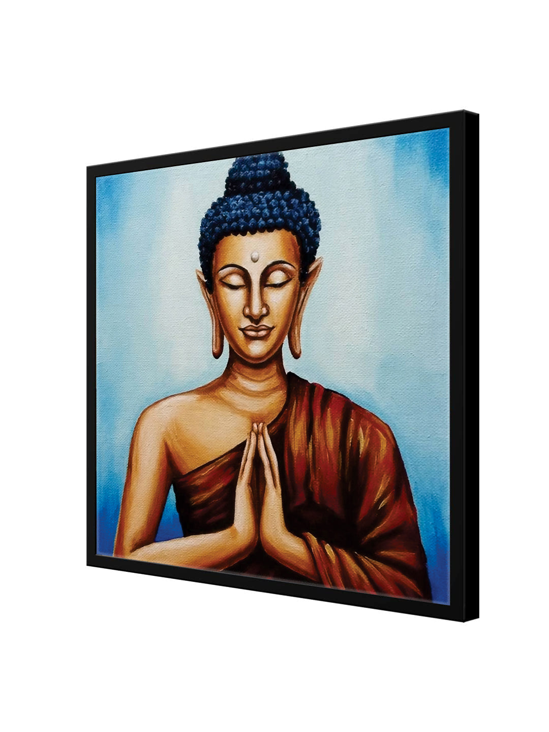 Inner Flame, Infinite Calm Canvas Wall Art Black Frame Painting