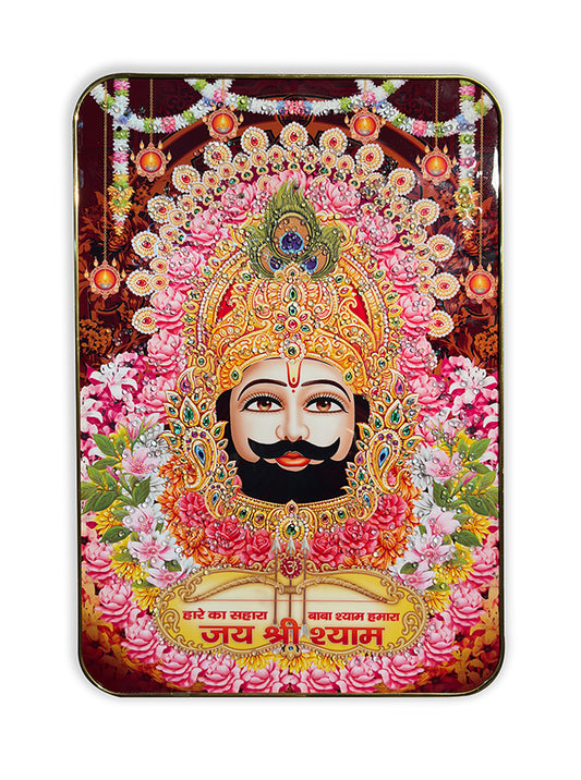 The Khatu Shyam Crystal Painting