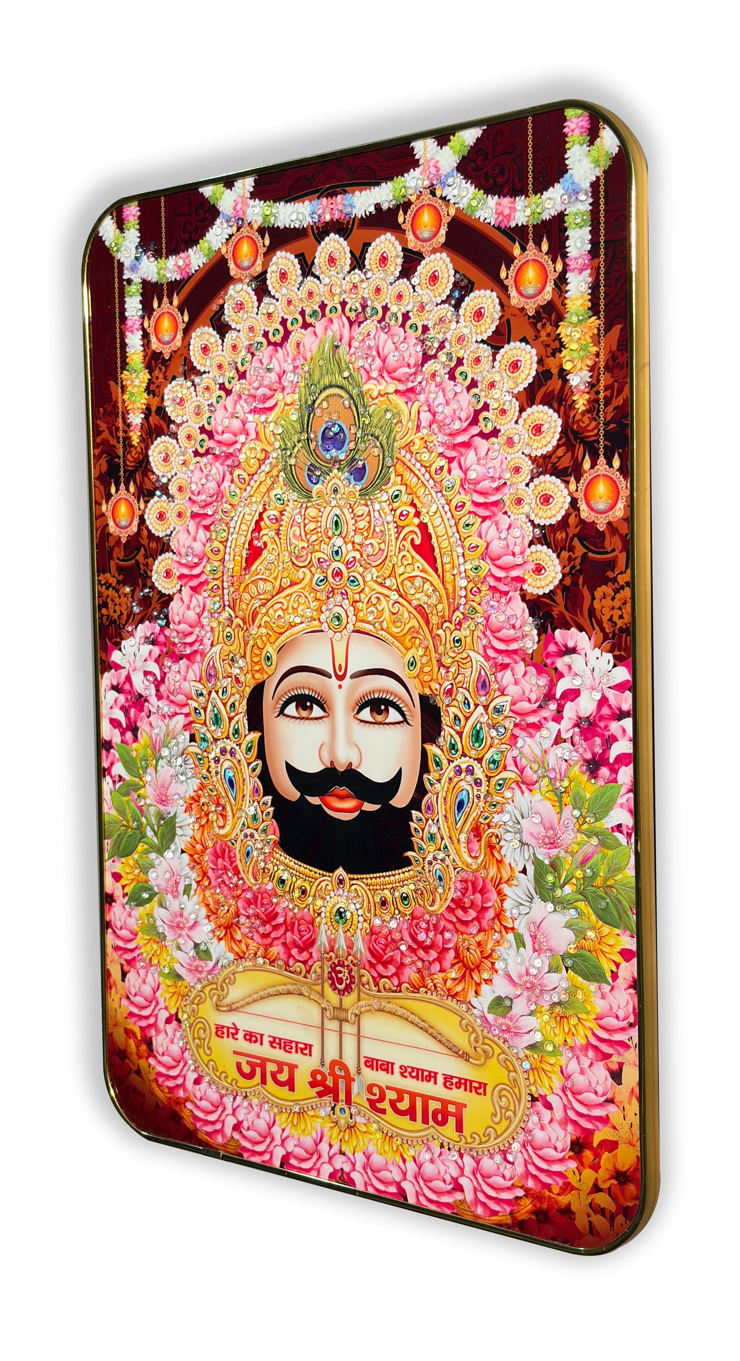 The Khatu Shyam Crystal Painting