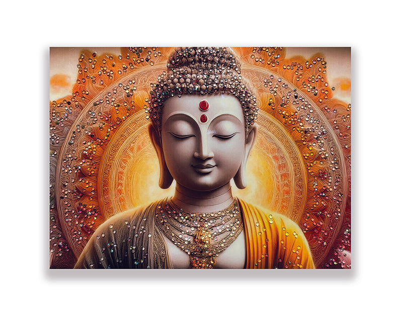 The Classic Buddha Crystal Painting