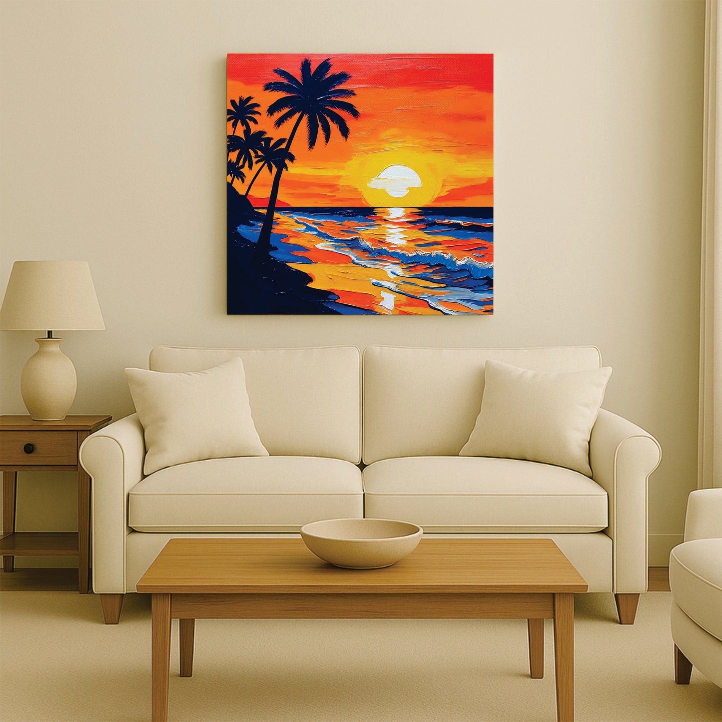 Hue & Harvest Canvas Wall Art Stretched Frame Painting