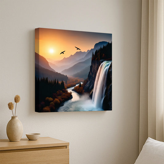 MountainMuse Art Canvas Wall Art Stretched Frame Painting