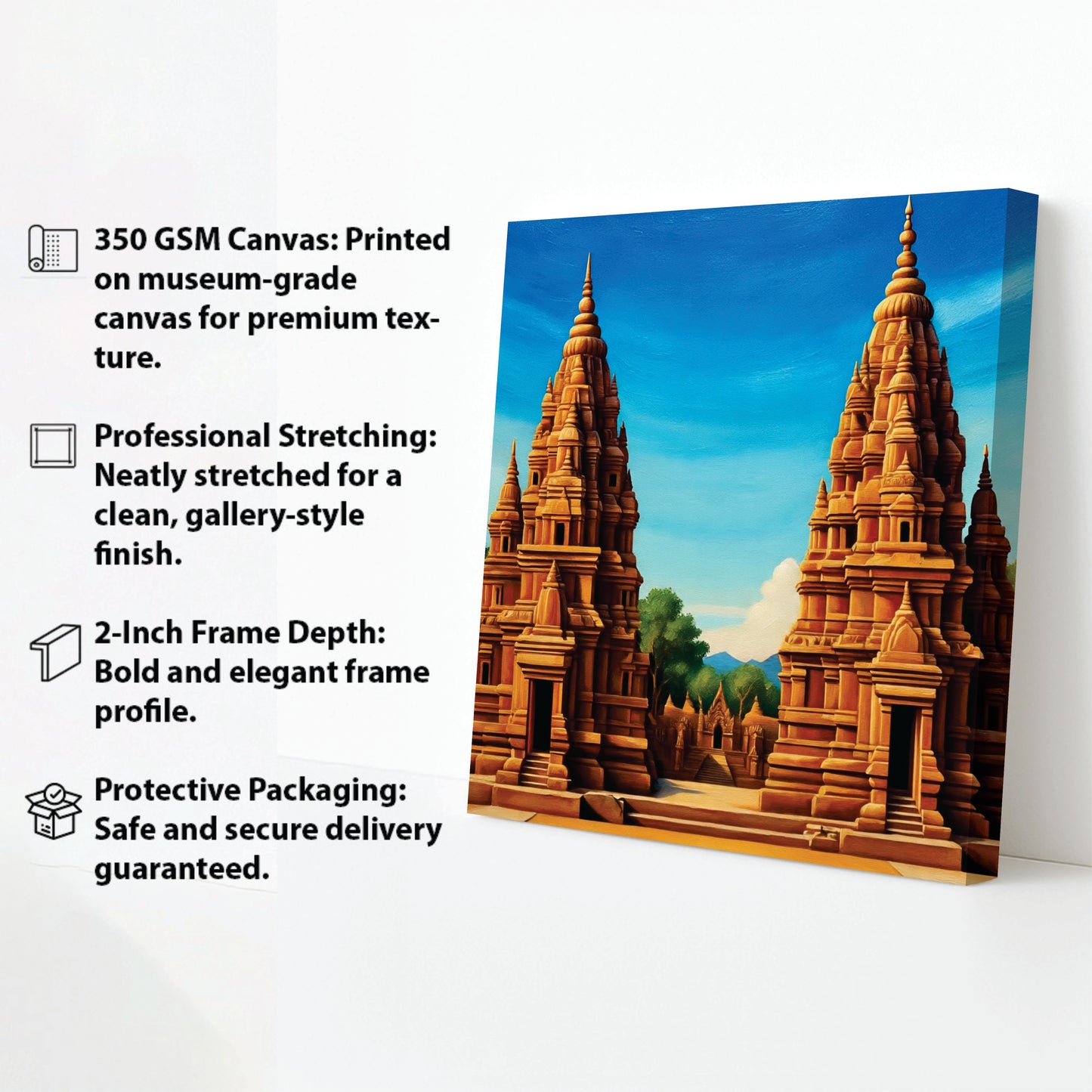 Echoes of Heritage in Every canvas Wall Art Stretched Frame Painting