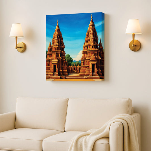 Echoes of Heritage in Every canvas Wall Art Stretched Frame Painting