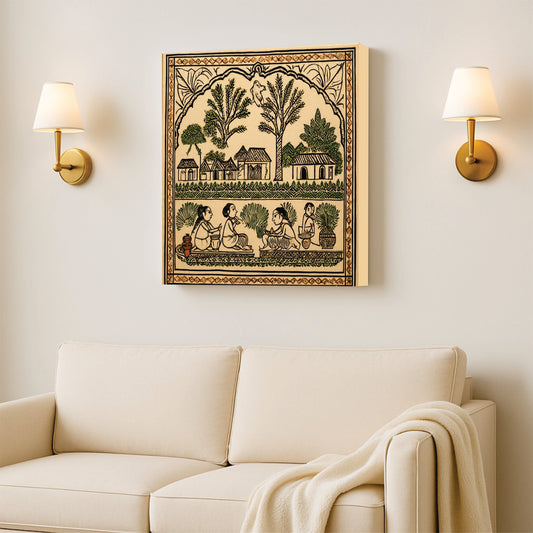 Spirits in Motion Canvas Wall Art Stretched Frame Painting