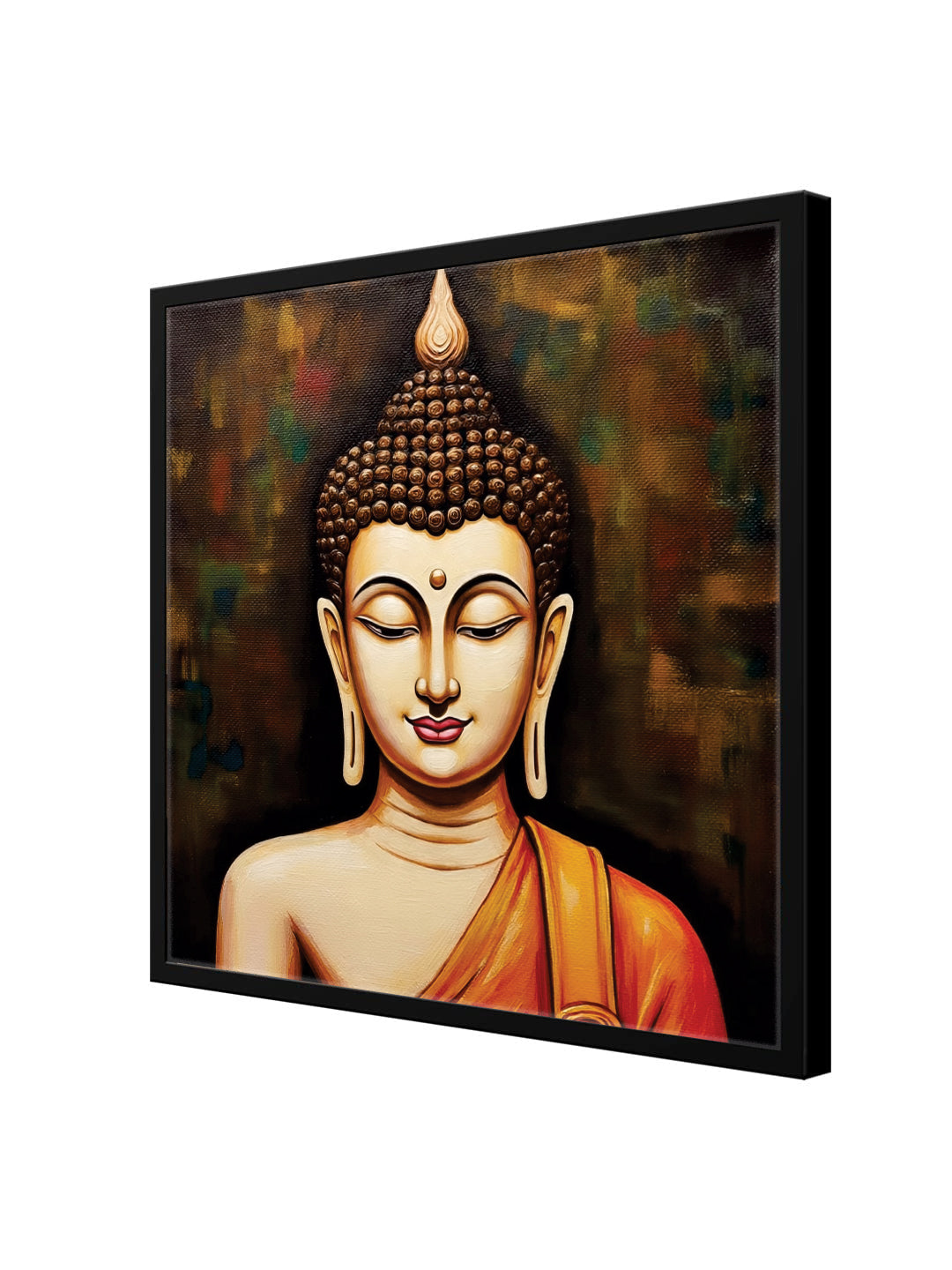 Quiet as Fire — Enlightenment in Pause Canvas Wall Art Black Frame Paining
