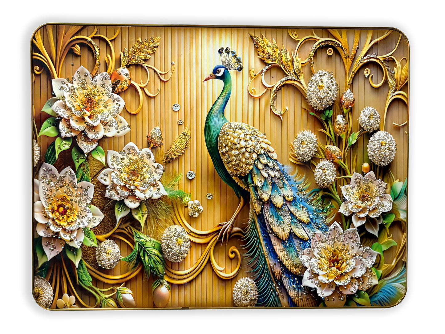 Echoes of Eleganc crystal wall art painting