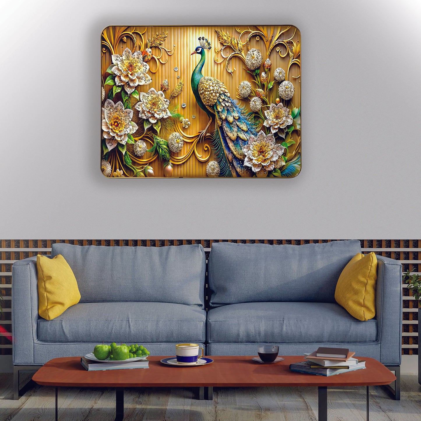 Echoes of Eleganc crystal wall art painting