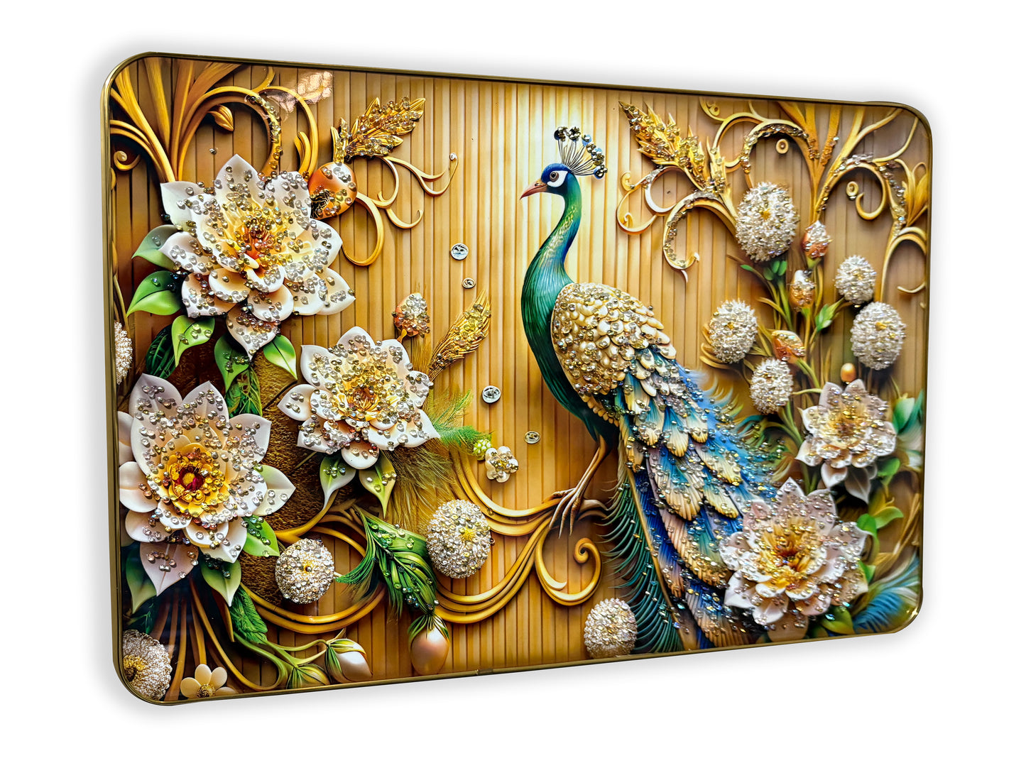 Echoes of Eleganc crystal wall art painting