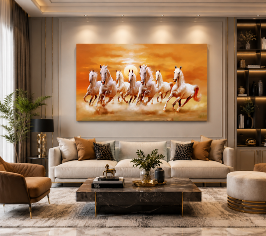 Running Horse Wall Art Canvas – Premium Modern Home Decor