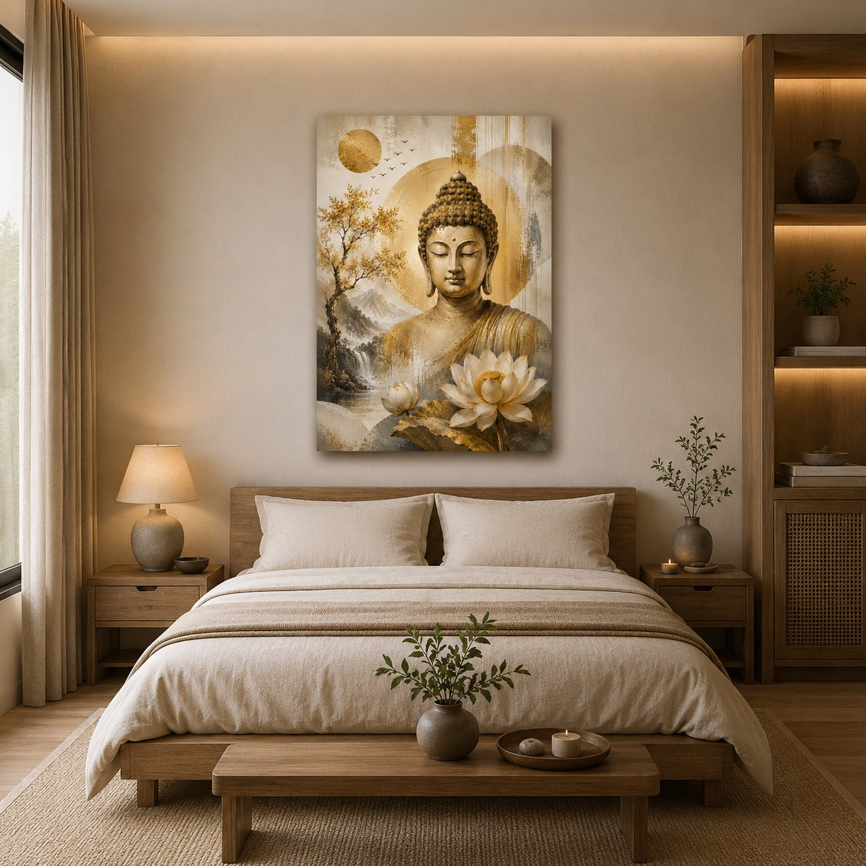 Sleek Abstract Canvas Wall Art Stretched Frame – Perfect for Living Rooms & Offices